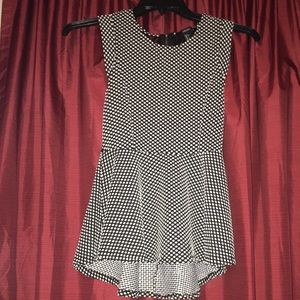 Forever 21 peplum lace zip up top